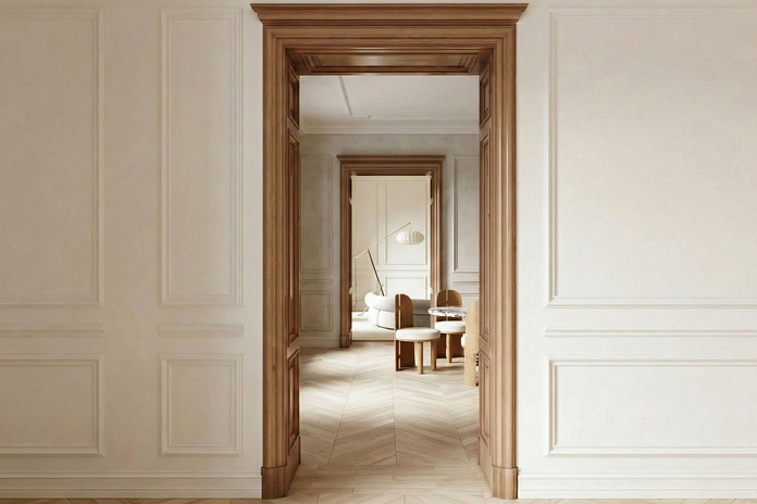 Классические порталы из дуба (1). Работы компании РСК Интерьер.